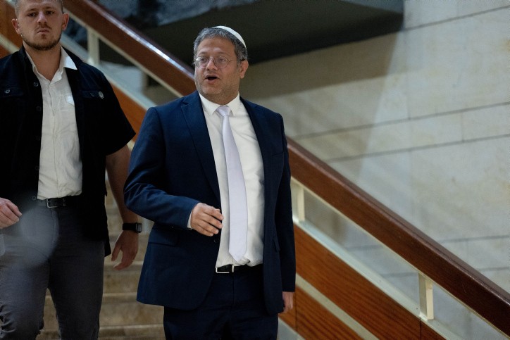 השר לביטחון לאומי, איתמר בן גביר | צילום: יונתן זינדל, פלאש 90