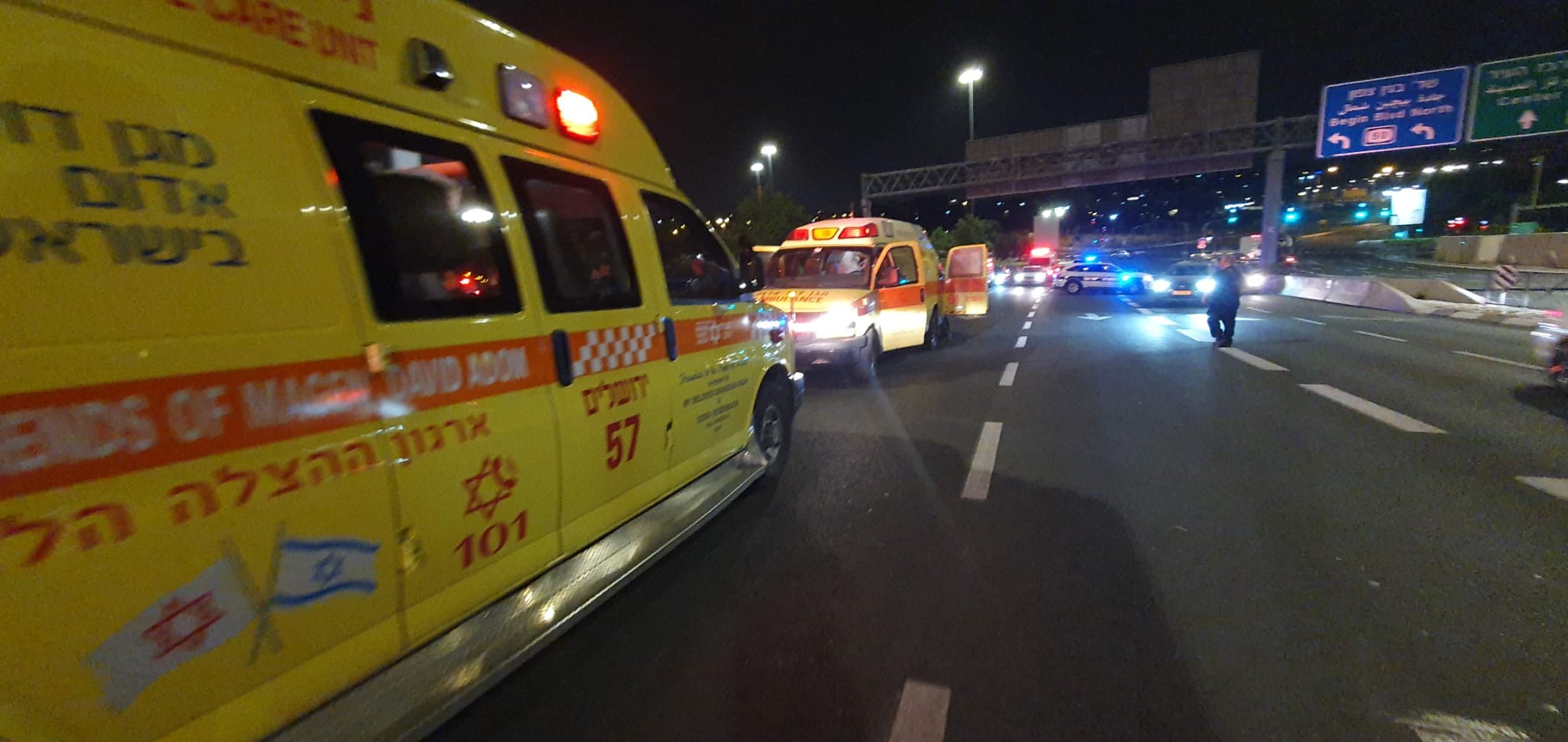 שני רוכבי אופנוע נפגעו בתאונת דרכים - מצבם אנוש וקשה