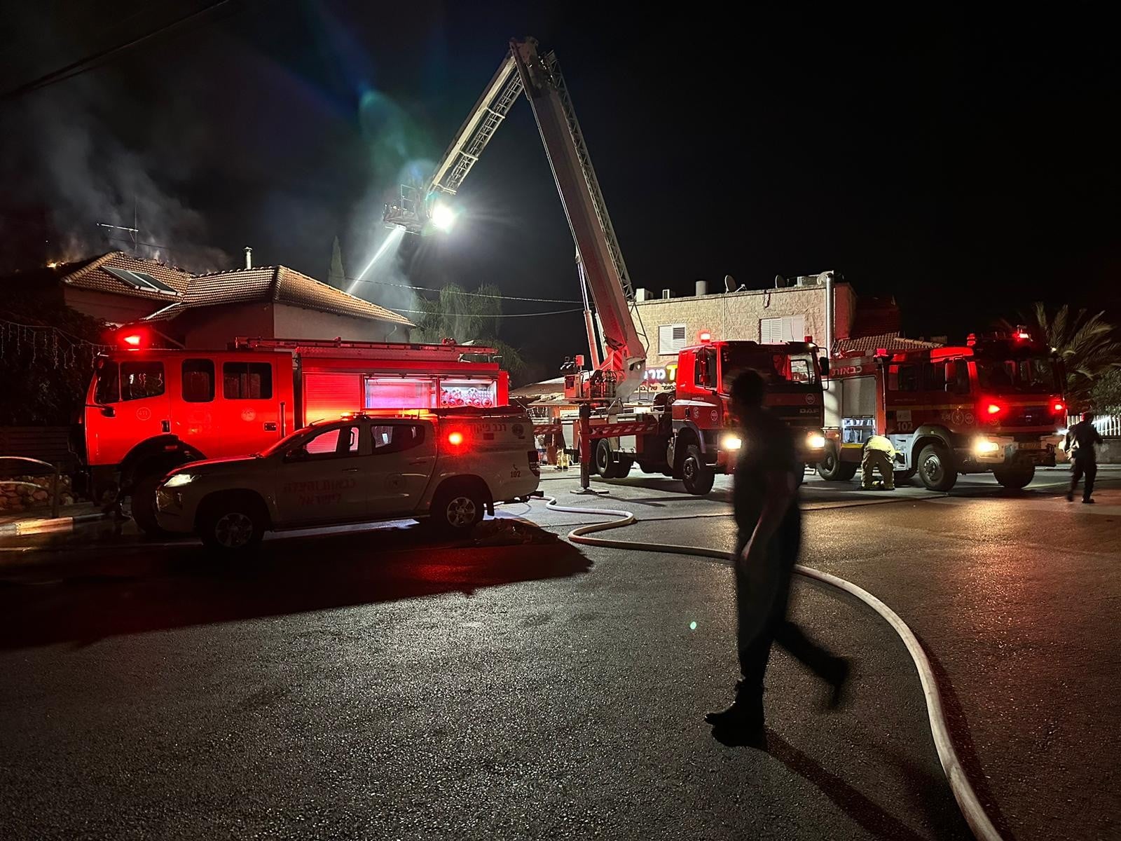 שריפת בית השוטר בריחניה: 2 חשודים נעצרו בחשד לניסיון רצח