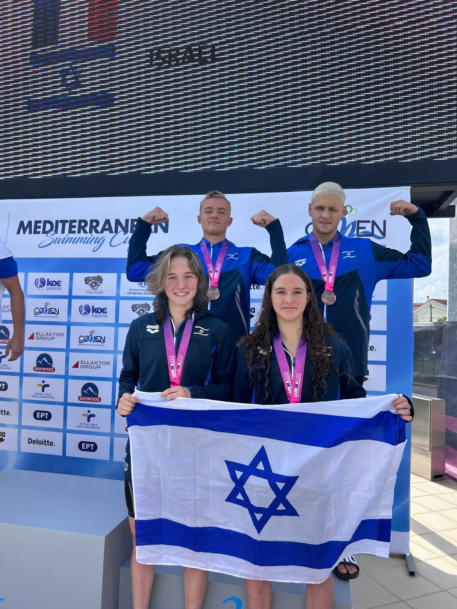אלופים: ארבע מדליות לנבחרת ישראל במשחקי הקומן ביוון