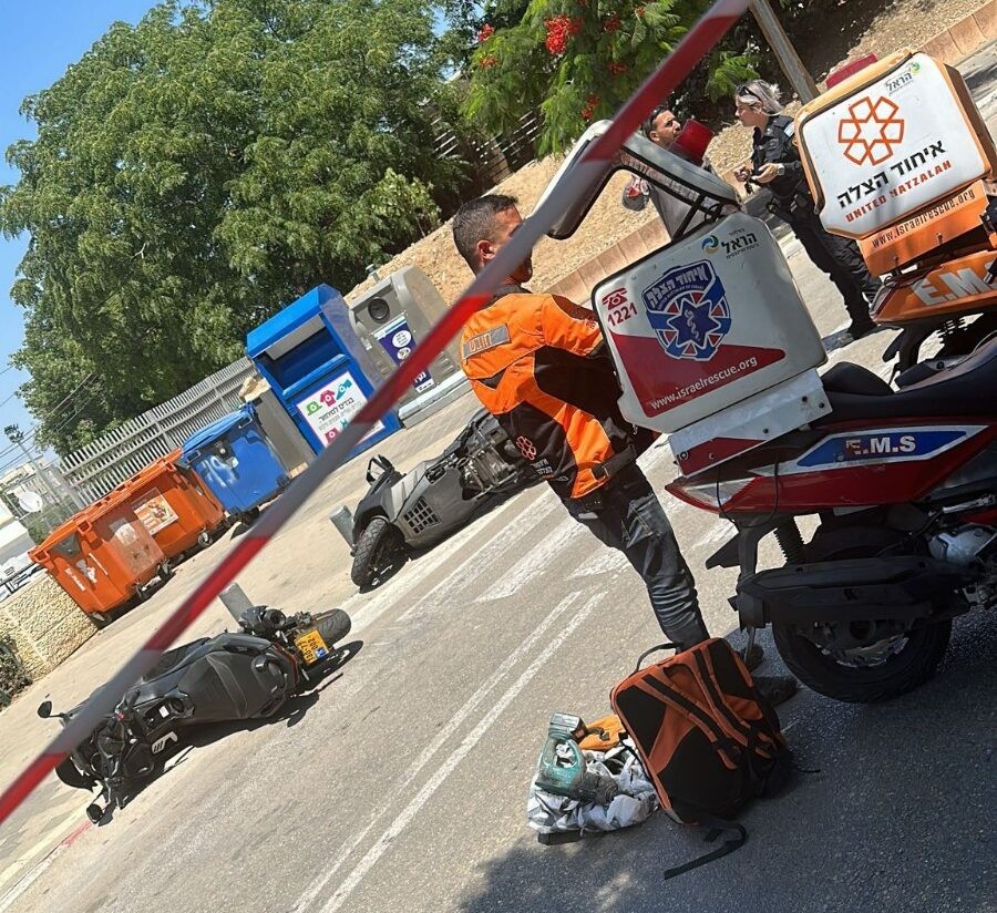 אופנועים על הכביש: שני פצועים בינוני עד קשה כתוצאה מאלימות בת"א