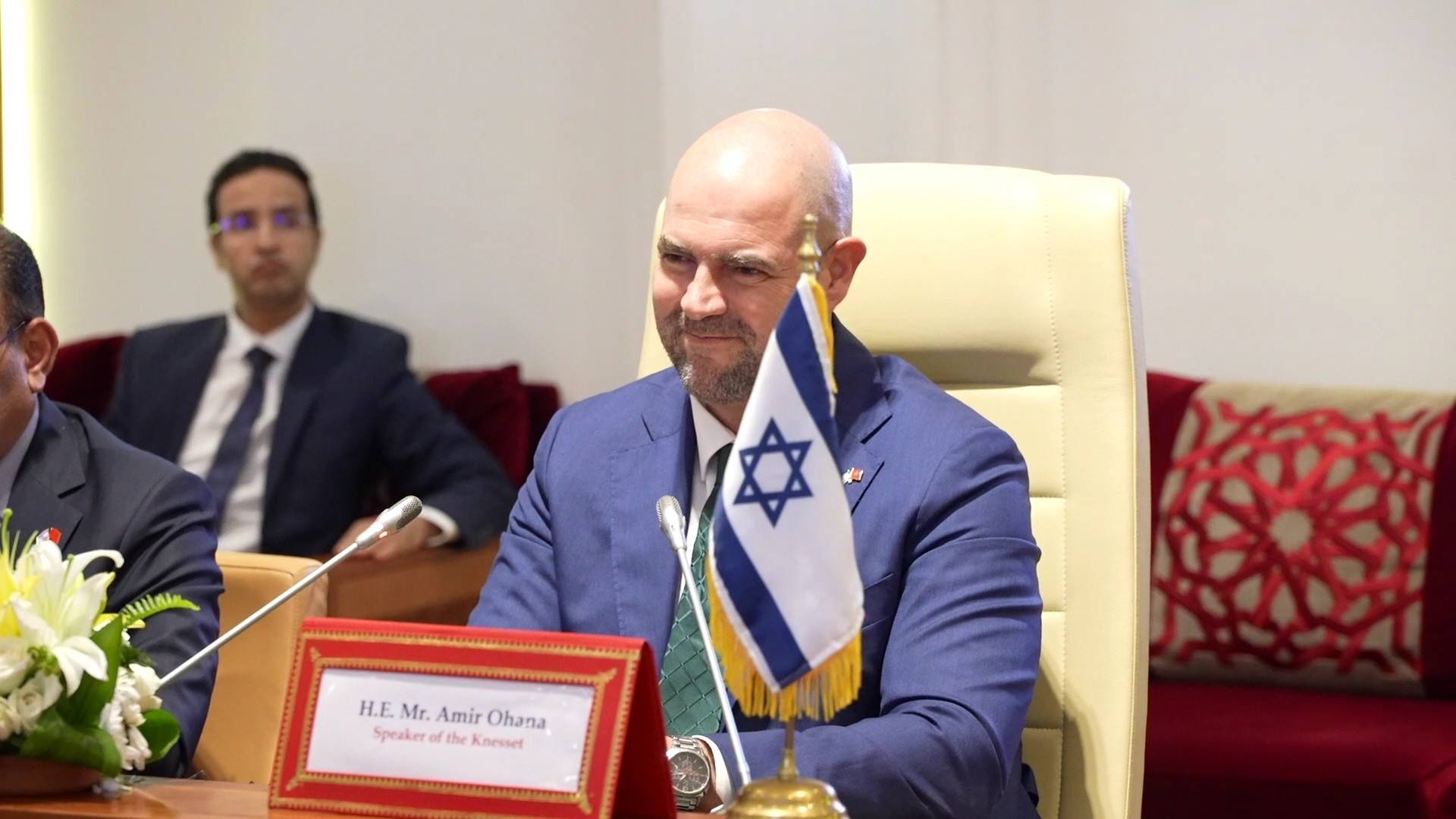 הצהרה במרוקאית וברכת שהחיינו: קבלת הפנים של יו"ר הכנסת ברבאט | צפו
