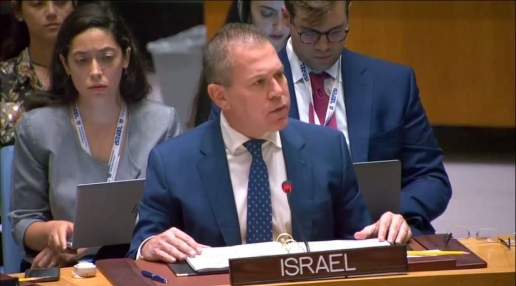שגריר ישראל באו"ם גלעד ארדן | קרדיט: דוברות ארדן