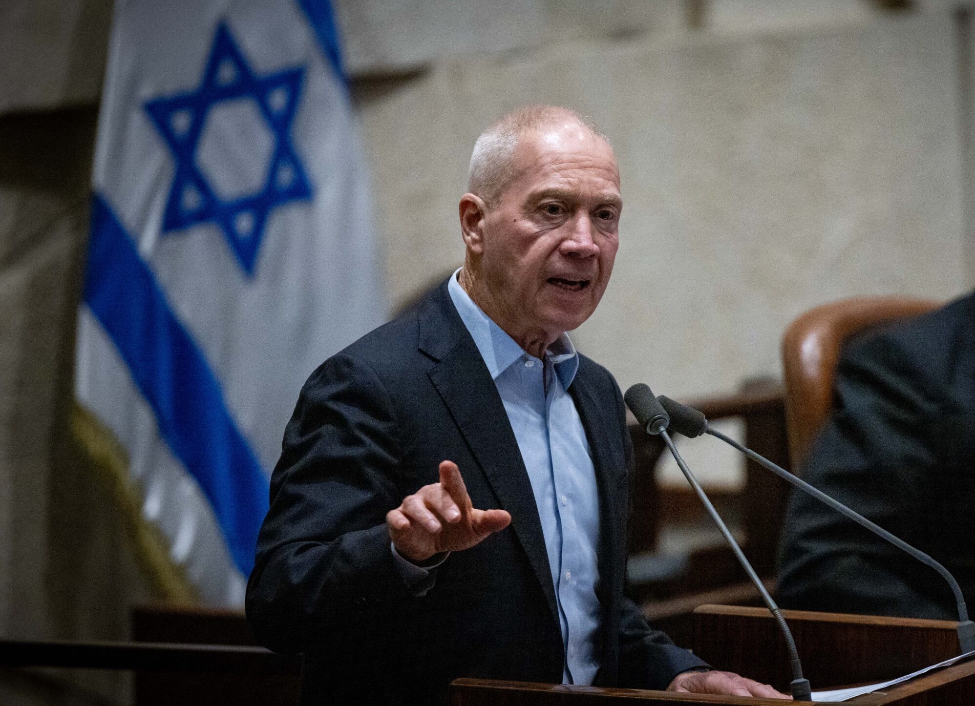 שר הביטחון יואב גלנט | צילום: יונתן זינדל, פלאש 90