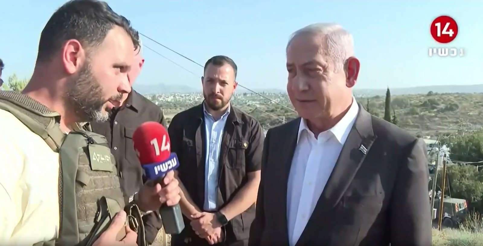ראש הממשלה בנימין נתניהו בריאיון לכתבנו הצבאי, הלל ביטון רוזן