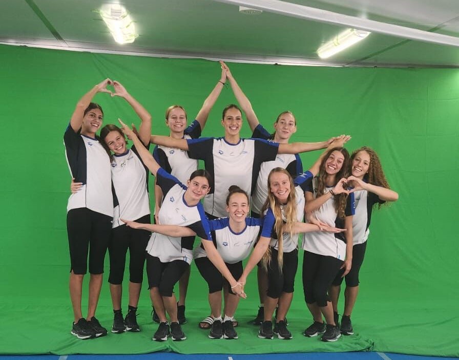 מקום שמיני בעולם לנבחרת השחייה האומנותית באקרובטיקה קבוצתי