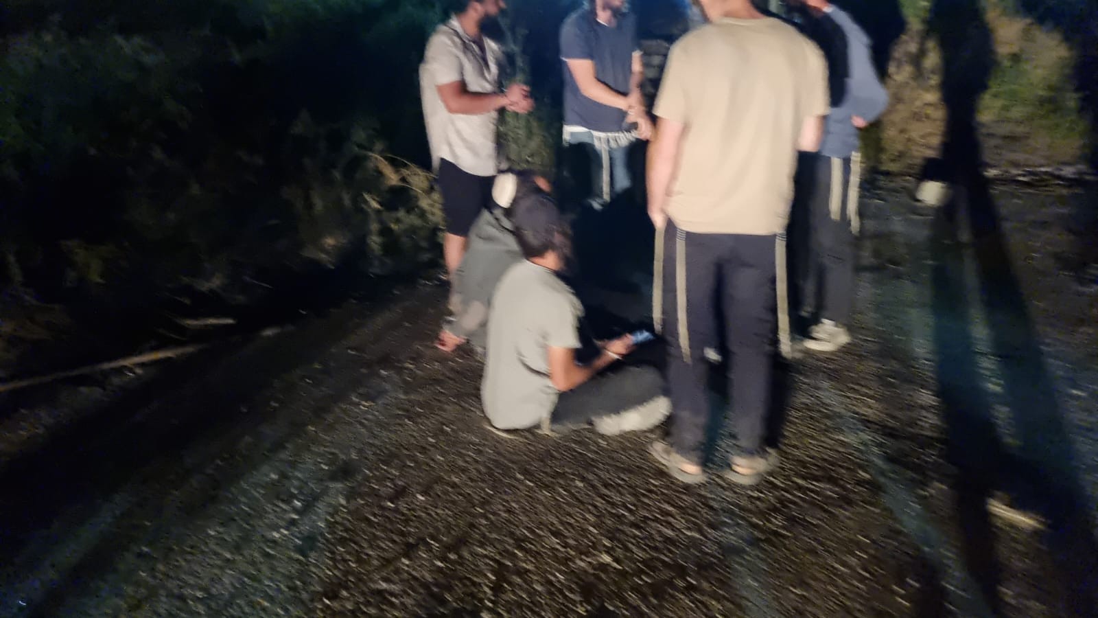 אמש: עשרה יהודים שמחו סמוך לחווארה נאזקו במשך שעות ארוכות