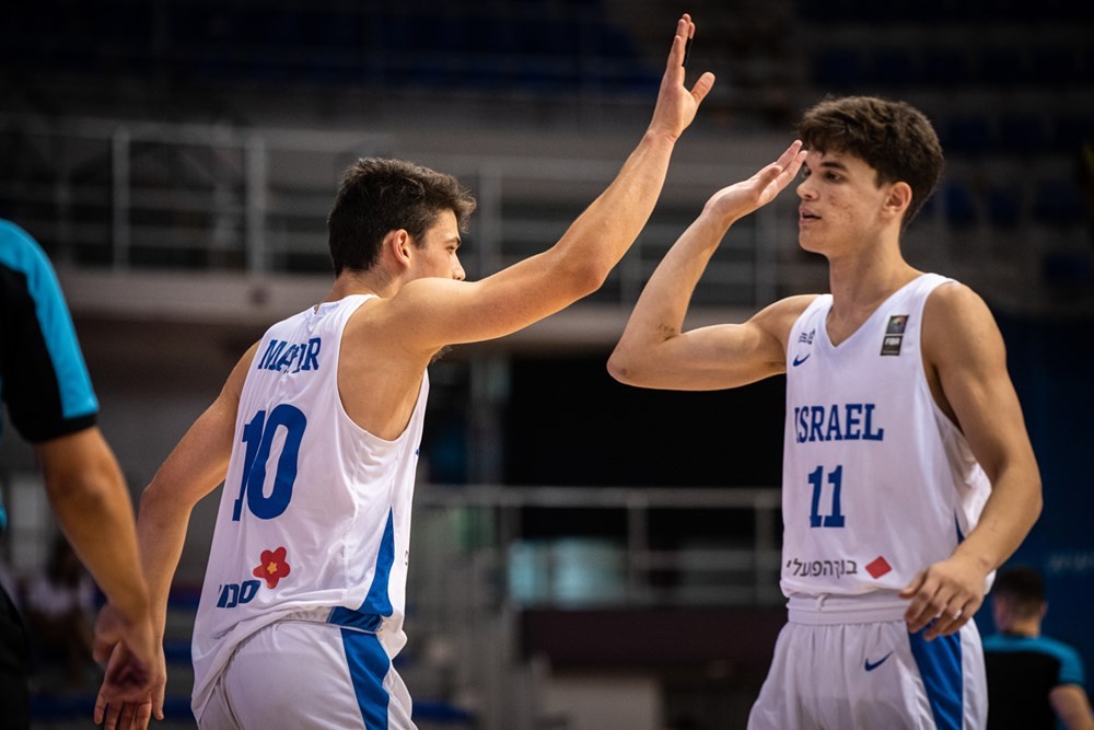 נבחרת הנוער של ישראל. צילום: FIBA