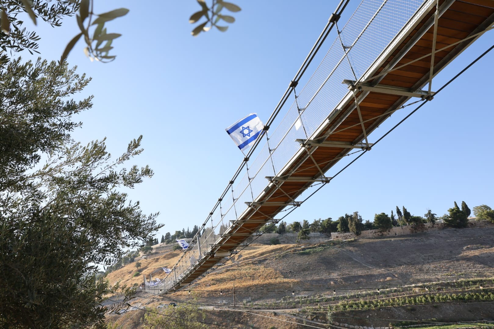 אטרקציה ירושלמית: הגשר התלוי הארוך ביותר בישראל | צפו