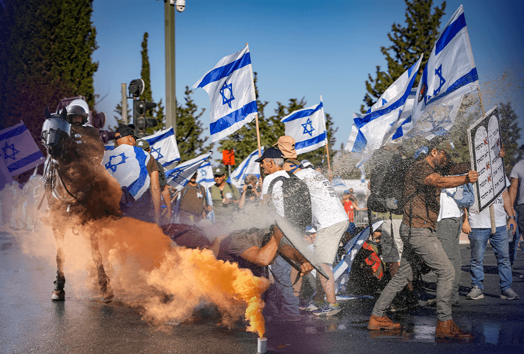 הסבירות על המוקד: מאות מפגינים מחוץ לכנסת; נתניהו הגיע למשכן