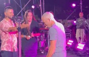 הצעת נישואין במופע של עדן חסון | צילום מסך