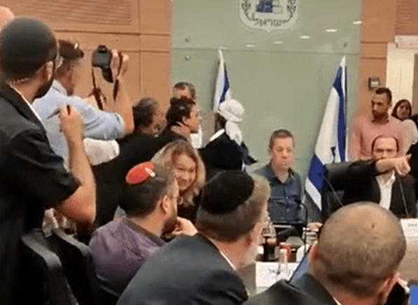 מהומה בוועדת החוקה רגע לפני סיום ההצבעות | צילום מסך, מפלגת העבודה