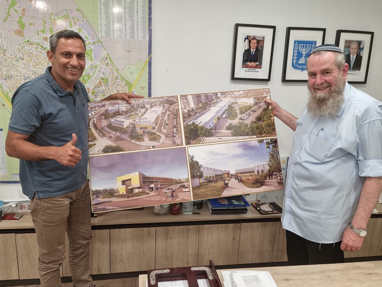 מעוז בשדרות: "שמח להיות שותף בבניית המיון הקדמי"