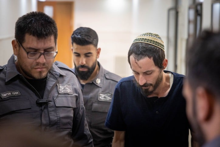 יחיאל אינדור בדיון בביהמ"ש המחוזי בירושלים | צילום: חיים גולדברג פלאש 90
