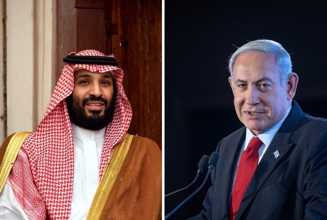רה"מ בנימין נתניהו, יורש העצר הסעודי מוחמד בן סלמאן | צילומים: חיים גולדברג, פלאש 90, Shutterstock