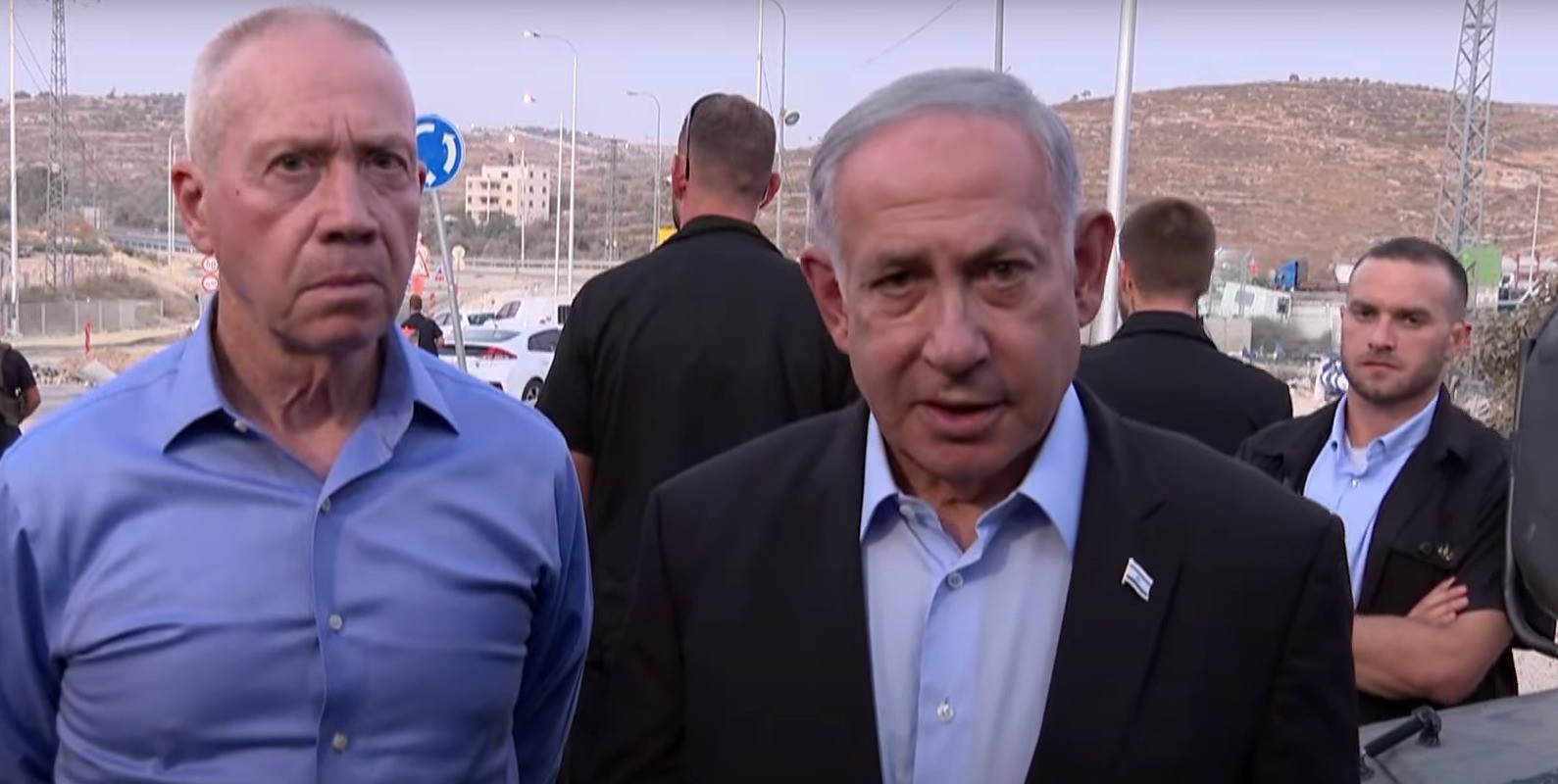 נתניהו וגלנט בזירת הפיגוע: "אנחנו בעיצומה של מתקפת טרור"