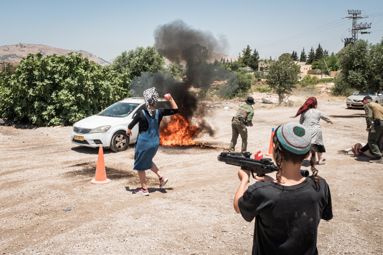 יידויי אבנים וקולות ירי: כך נראה הקורס נגד הטרור ביו"ש