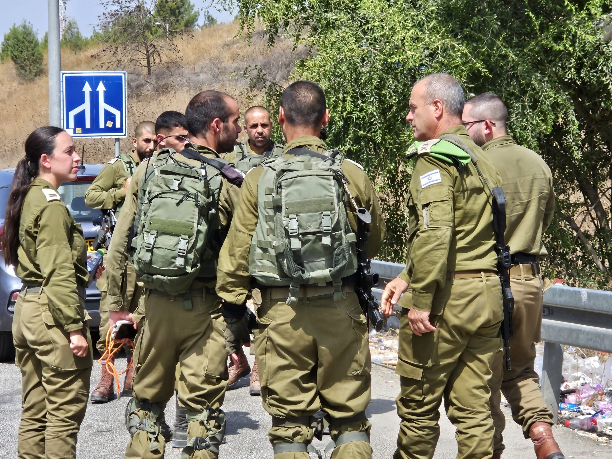 הלוחמים יצאו מהבסיס - ונפגעו כשהלכו על שול הדרך