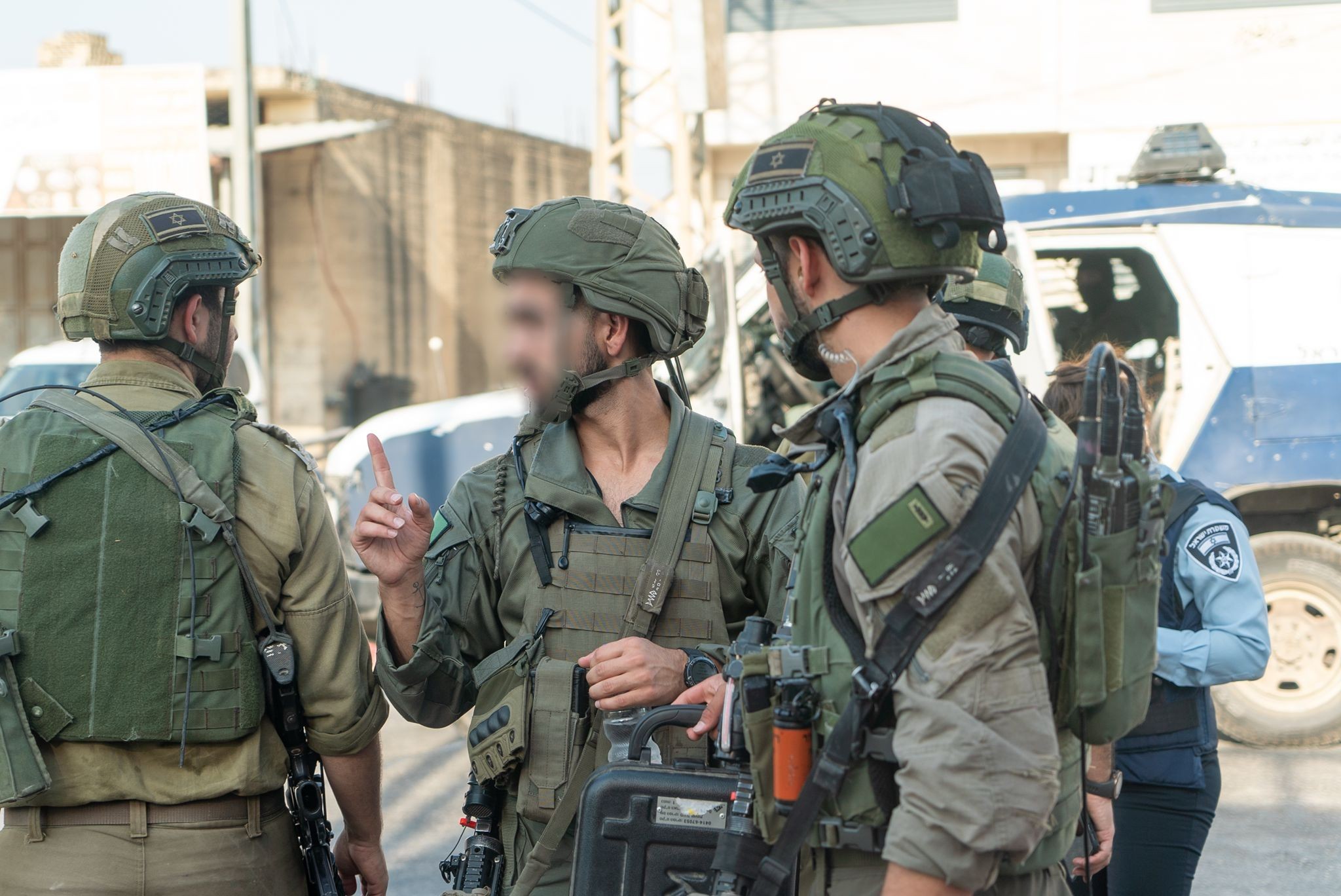 כוחותינו בחווארה | צילום: דובר צה"ל