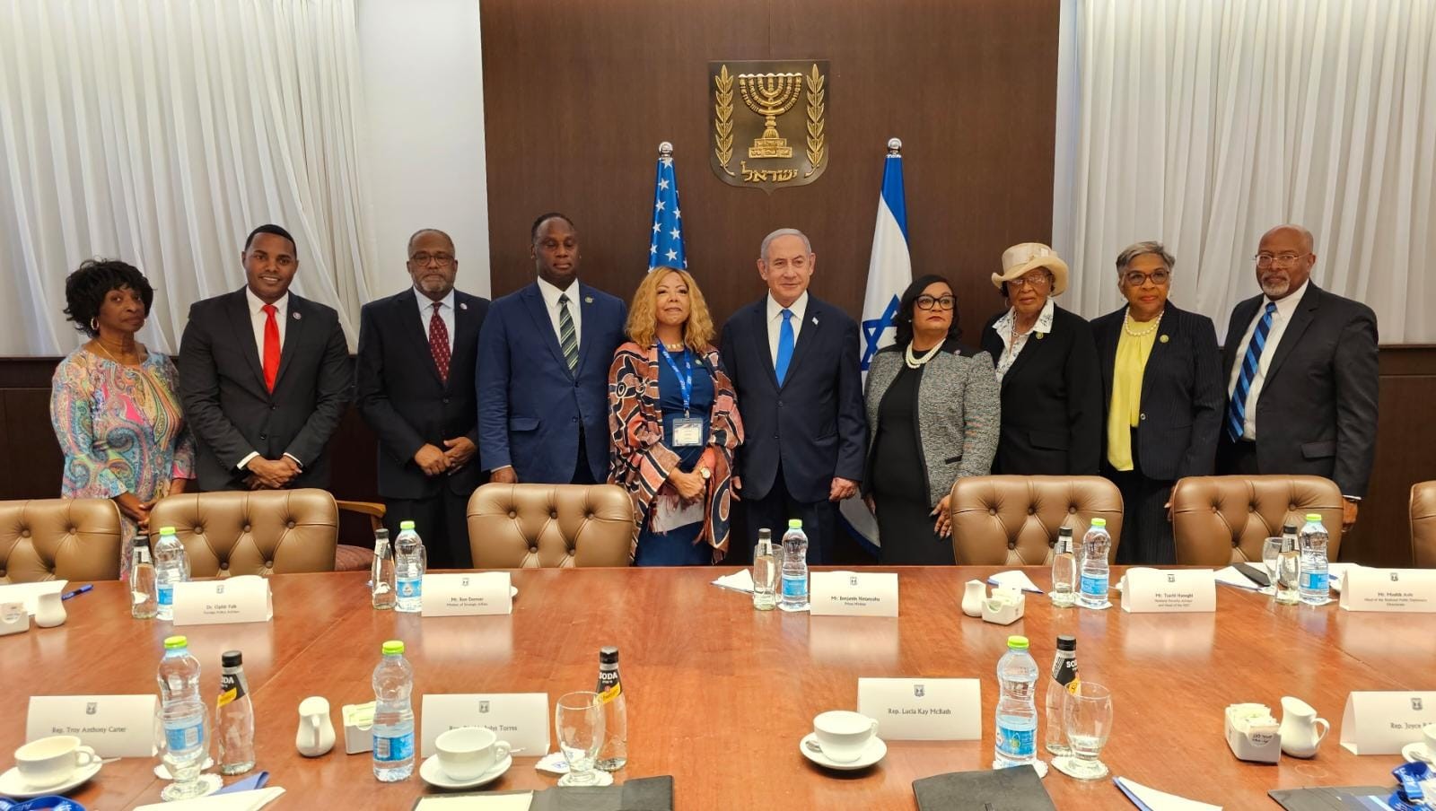 "הזדמנות לחזק את היחסים": חברי קונגרס התארחו בלשכת רה"מ