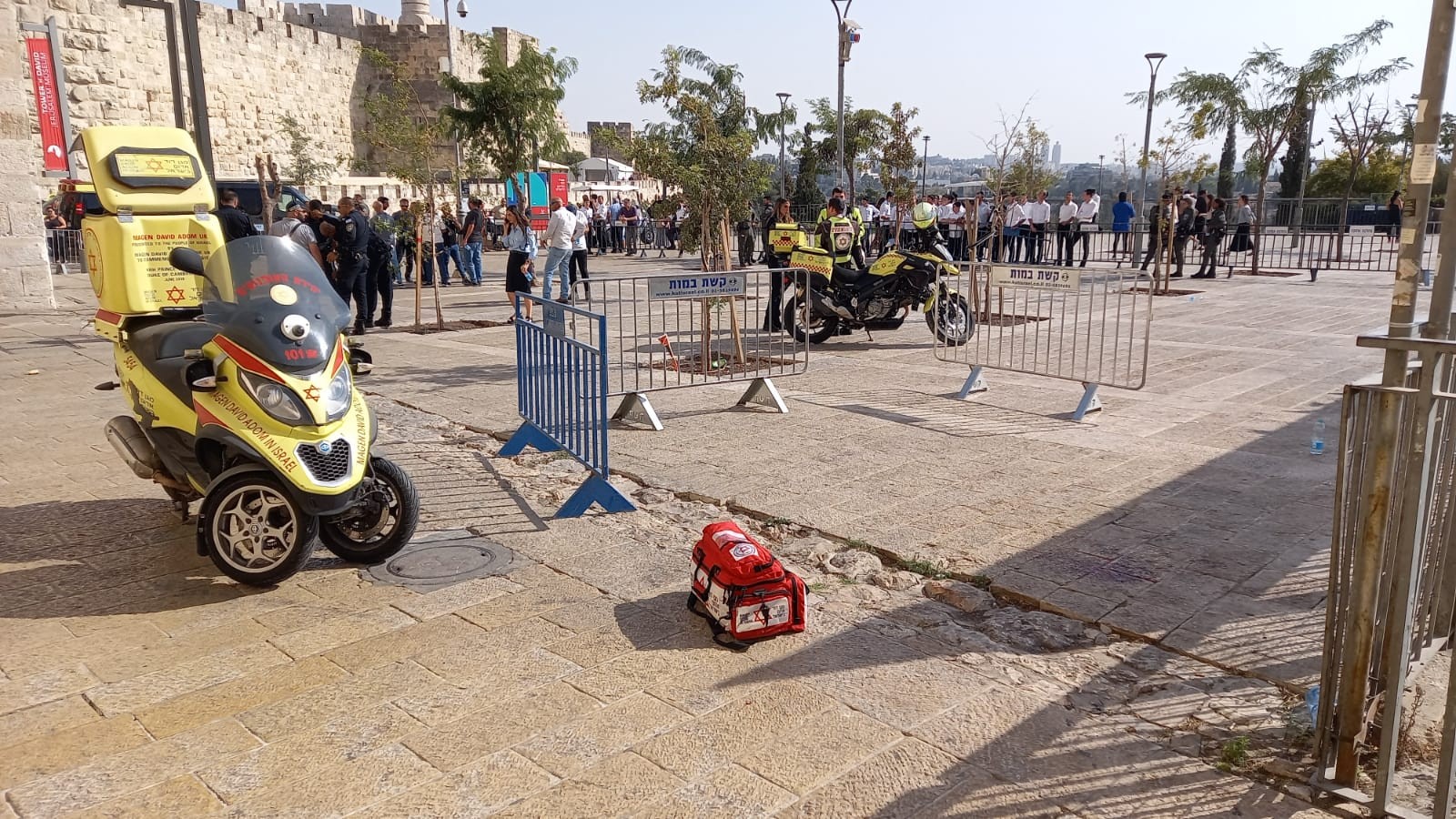 "המפכ"ל הגיע מהר וסייע לי לחבוש את הפצוע"
