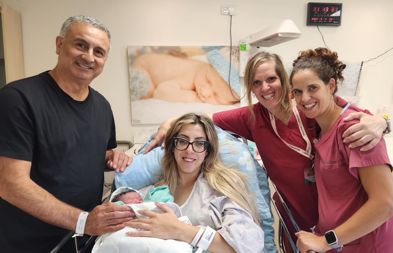 מרגש: ברוך בן יגאל, אביו של עמית הי"ד, הפך היום לאבא