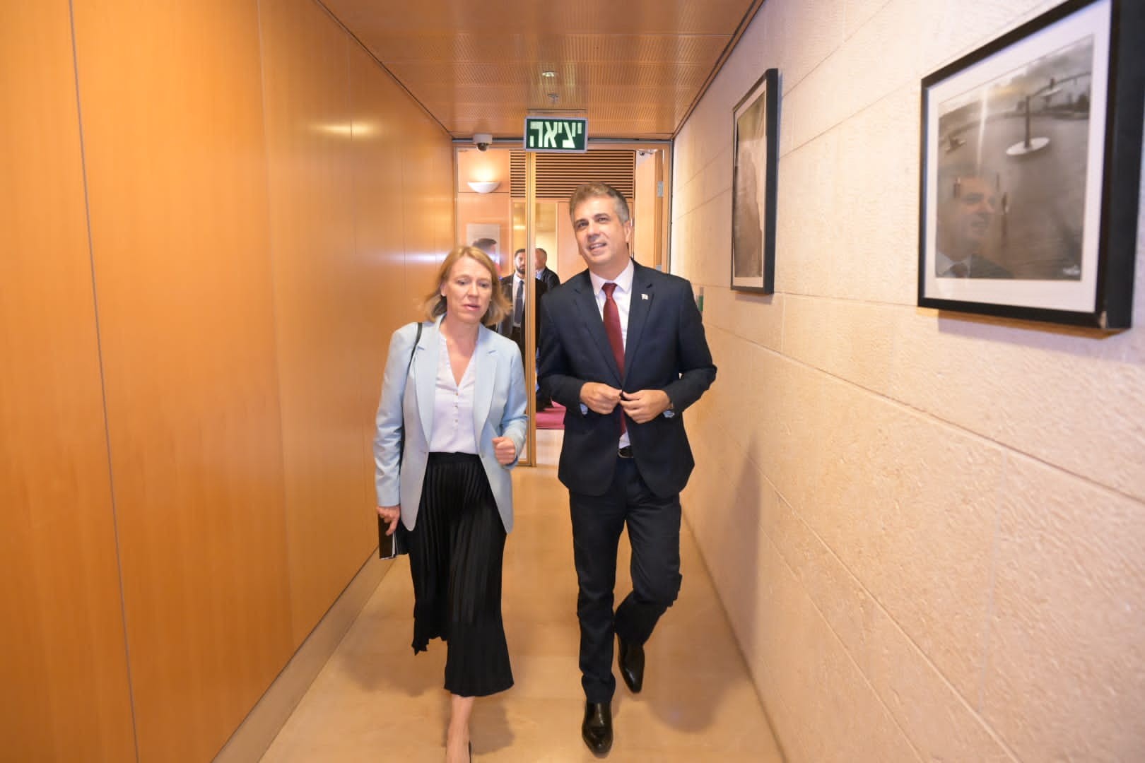 חרף הבעת התמיכה בג'נין: השר כהן נפגש עם מקבילתו הנורווגית