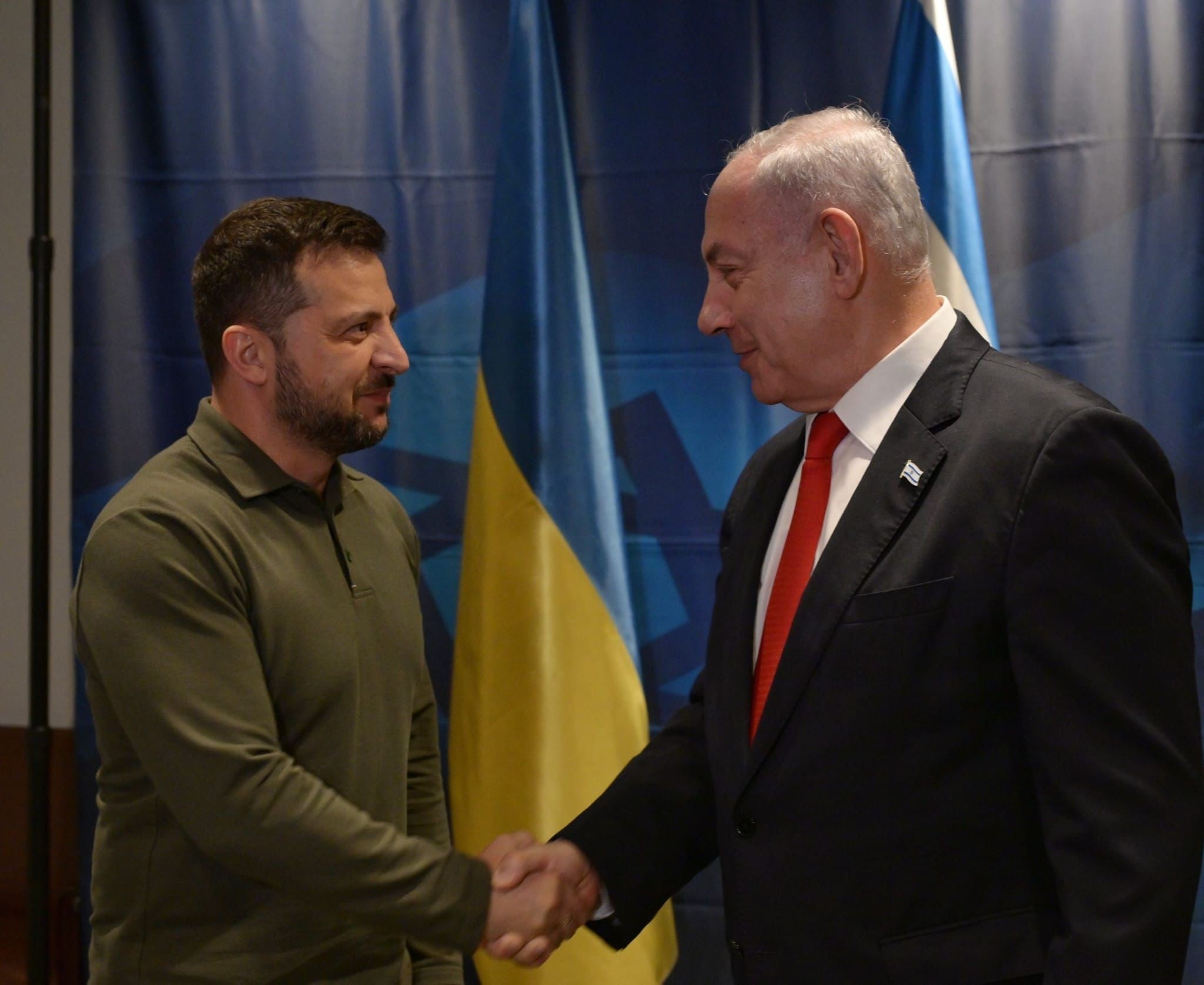 לראשונה: רה"מ נתניהו ונשיא אוקראינה זלנסקי נפגשו בניו יורק