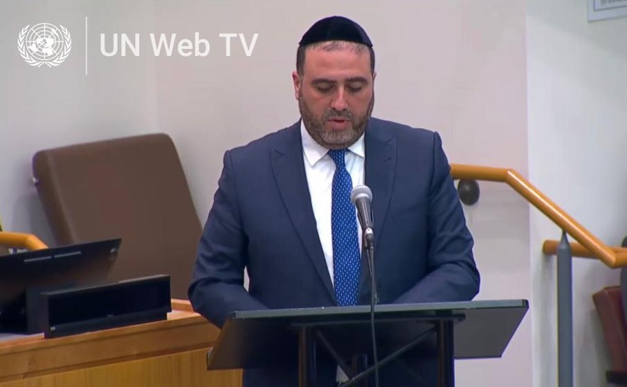 השר ארבל נאם באו"ם בעברית: "עדיין סובלים מהשלכות הקורונה"