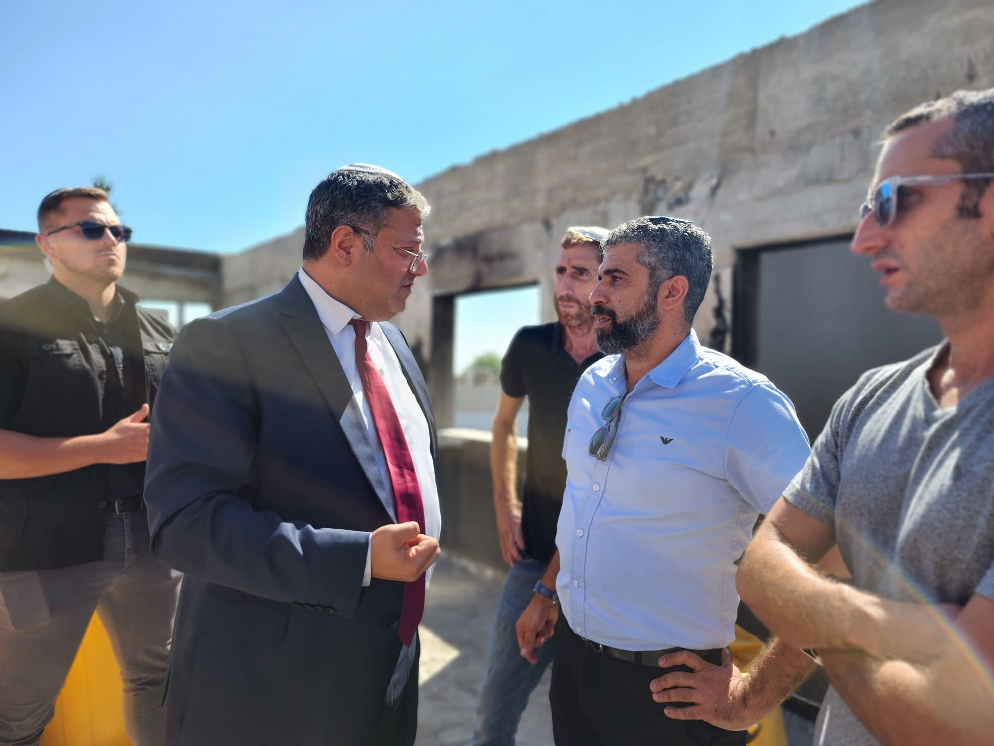 בן גביר במהלך סיור במוקדי פרוטקשן בגליל ובכינרת | צילום: שימוש חופשי