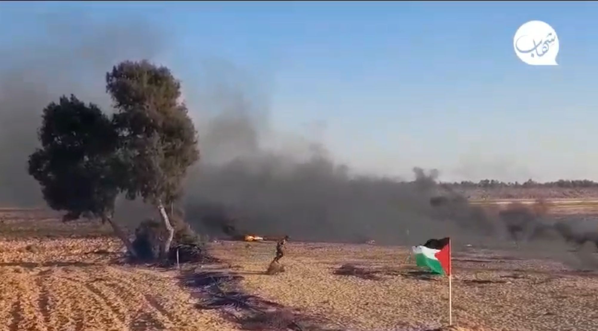 התפרעויות של עזתים בגבול רצועת עזה | קרדיט: רשתות ערביות