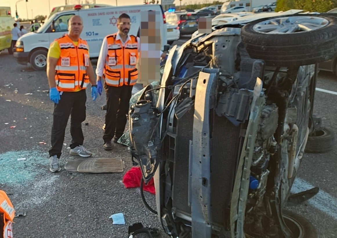 תאונת דרכים בצפון: שלושה פצועים פונו לבית החולים
