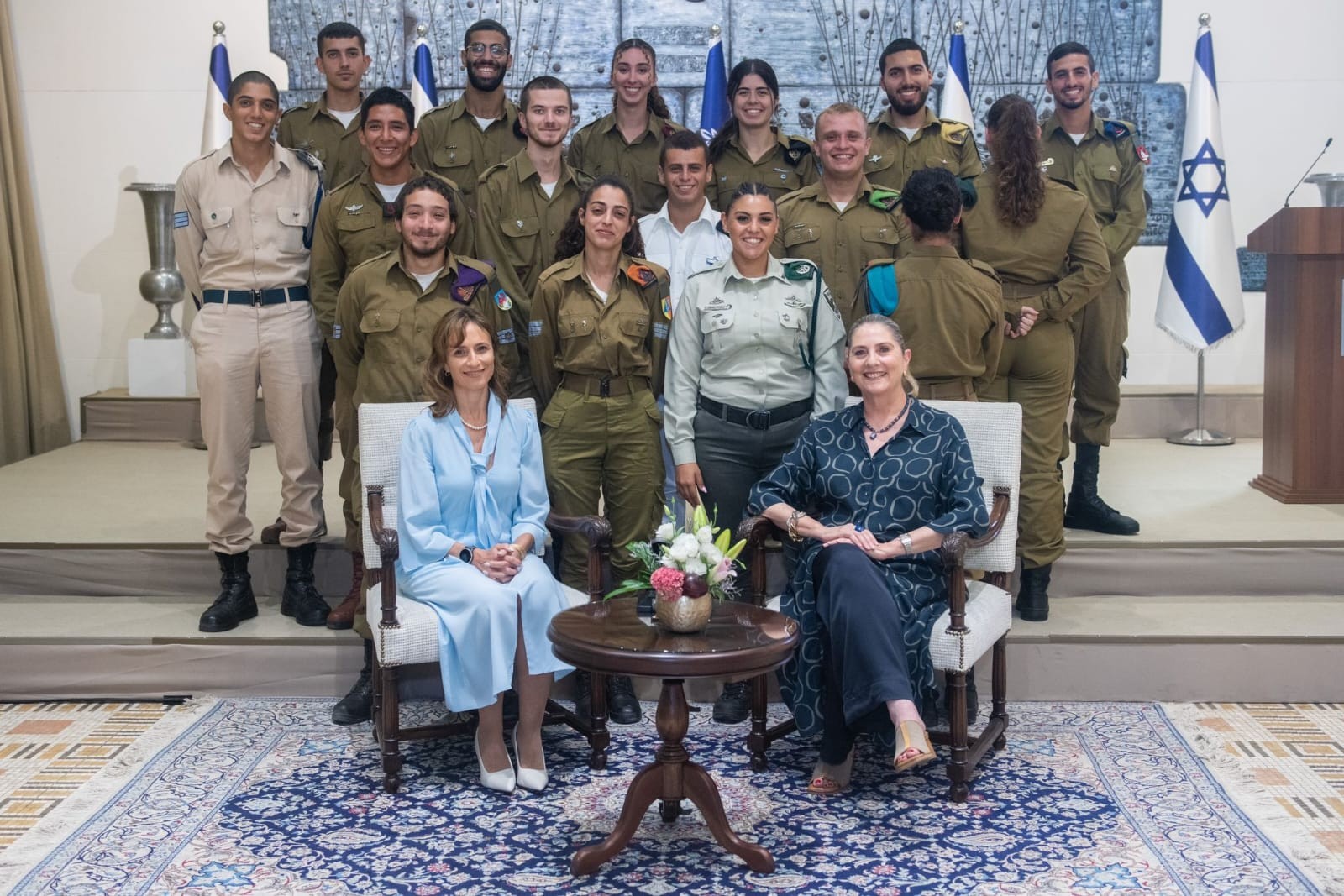 מפגש מיוחד בבית הנשיא: "מרגש ומעורר נחת רוח"
