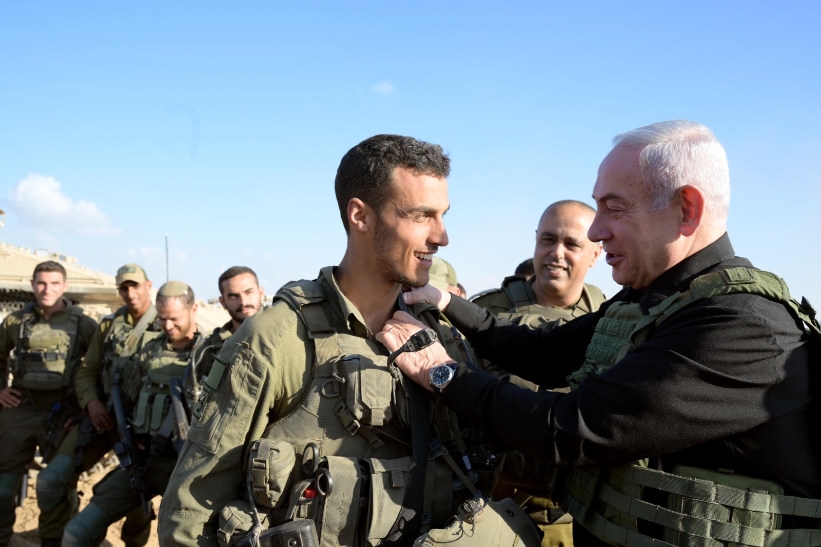 רה"מ נתניהו לחיילי גולני: "הולכים לנצח בכל העוצמה"