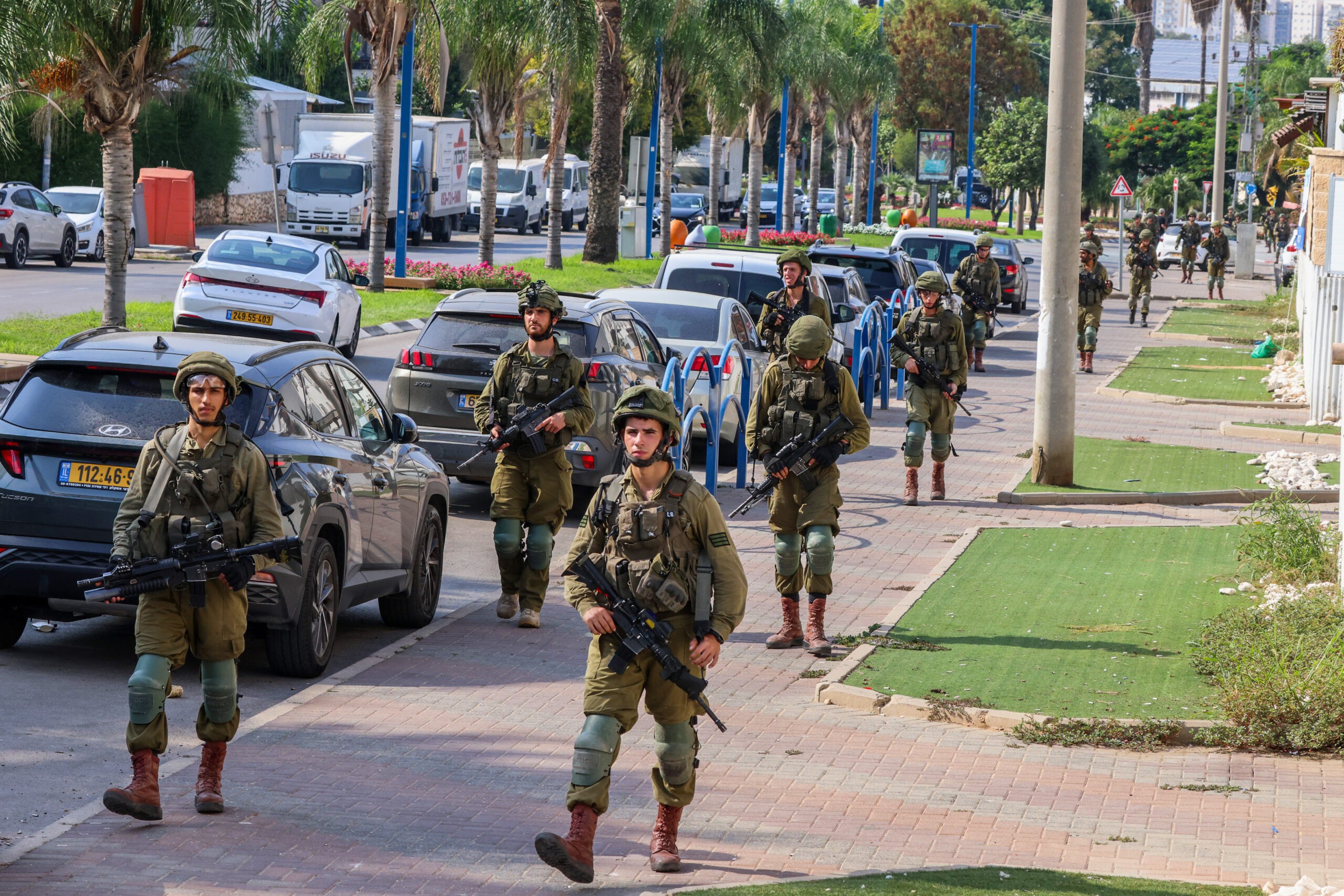 כוחותינו בשדרות אתמול | צילום: יוסי זמיר, פלאש90