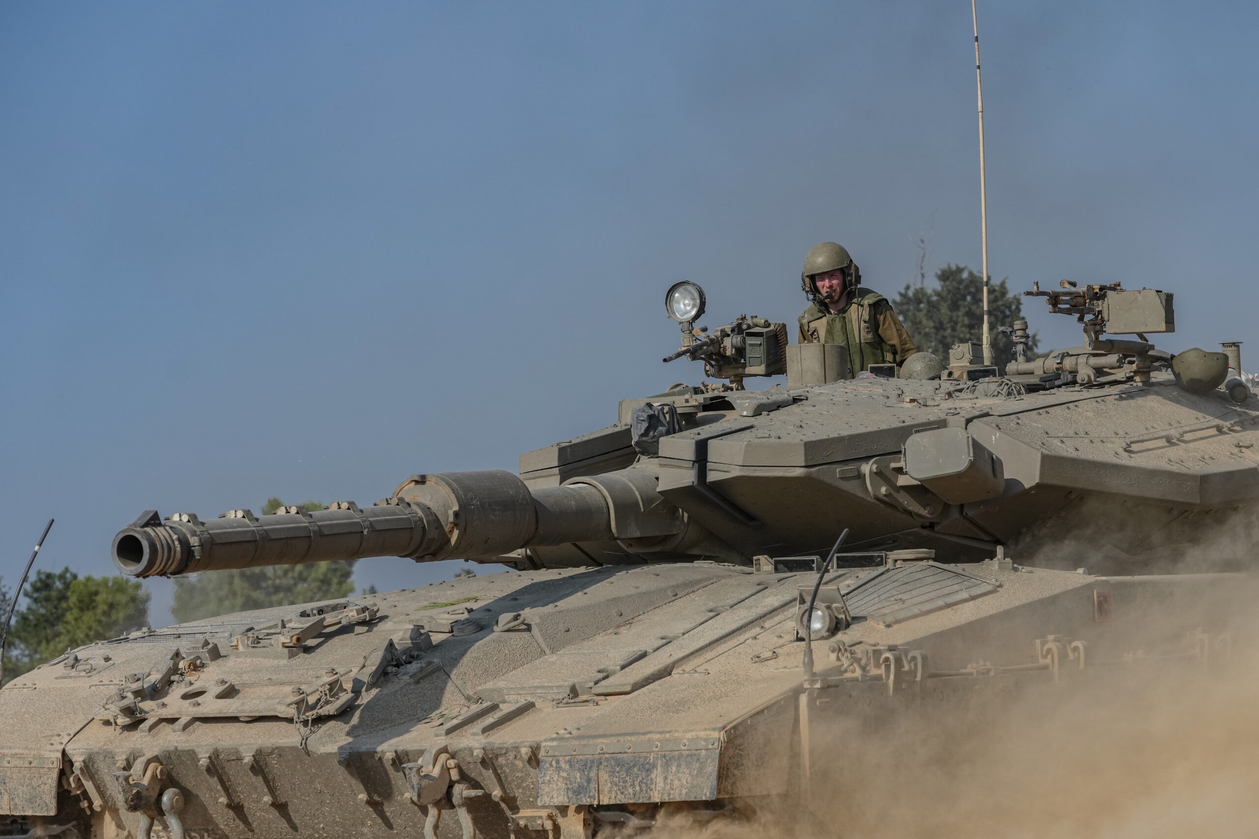 כוחותינו בגבול הרצועה | צילום: אריק מרמור, פלאש 90