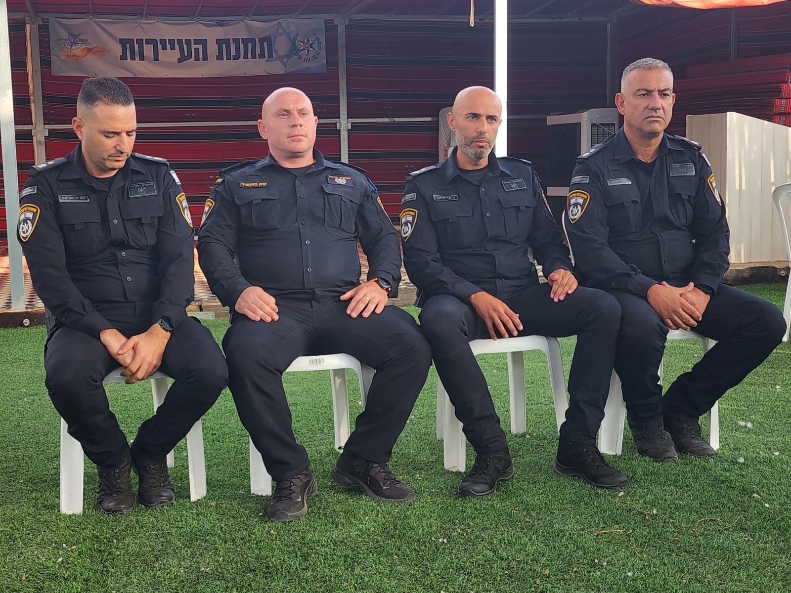 ארבעת מפקדי תחנות המשטרה במגזר הבדואי בריאיון לעכשיו 14