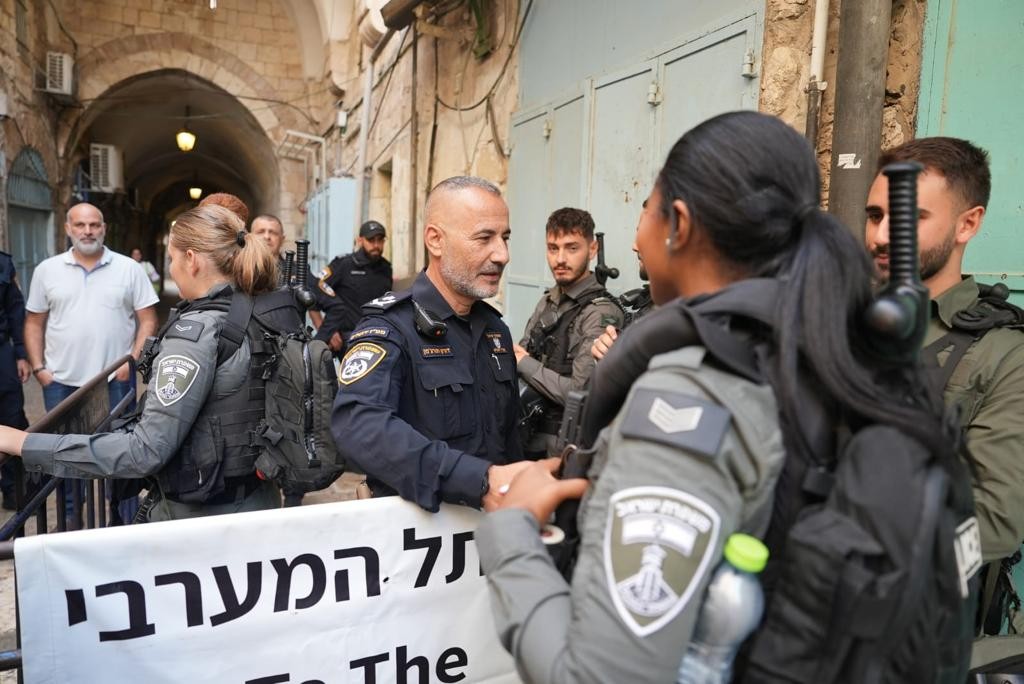 מפקד מחוז ירושלים דורון תורג'מן הבוקר. צילום: דוברות המשטרה