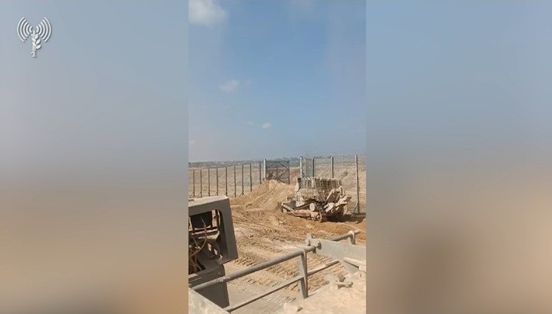 עם לוחמים וטנקים: המאמצים לאיטום גדר הרצועה נמשכים | צפו