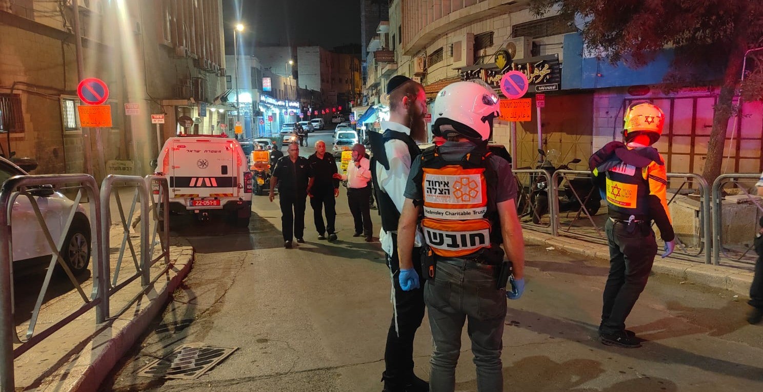 זירת הפיגוע בירושלים, העיר העתיקה | צילום: איחוד הצלה
