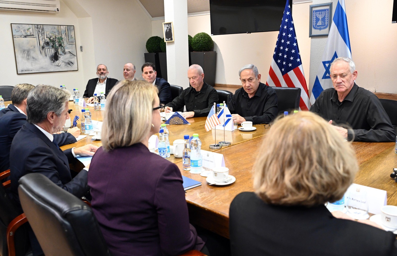 ישיבת קבינט ביטחוני בהשתתפות אנטוני בלינקן | צילום: חיים צח / לע״מ