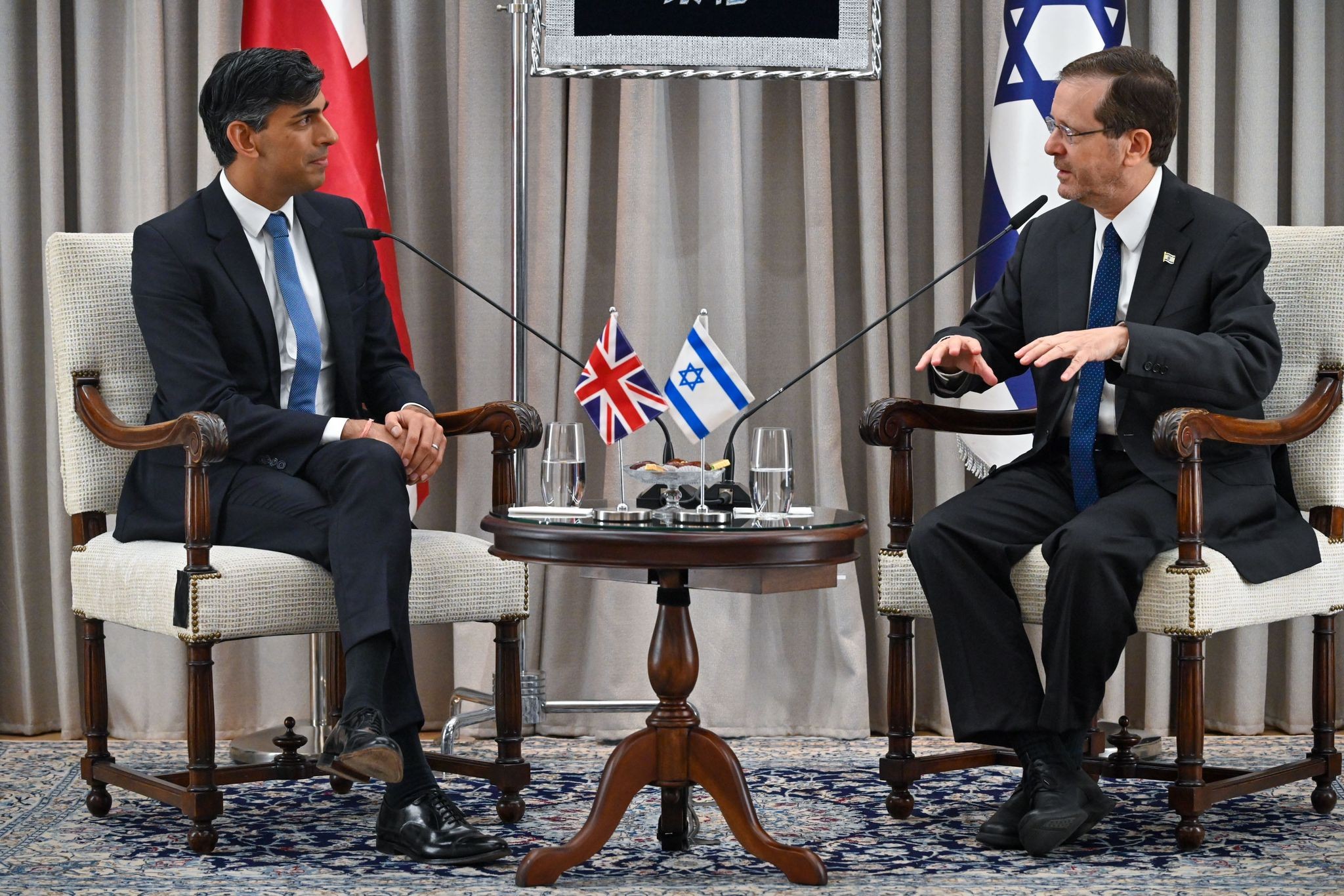 הרצוג ורישי סונאק. צילום: קובי גדעון/לע״מ