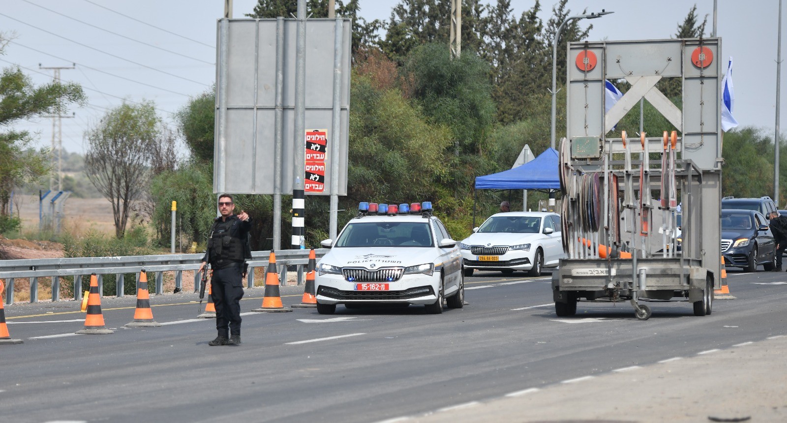 חרבות ברזל: אלו חסימות המשטרה בכבישי הצפון והדרום