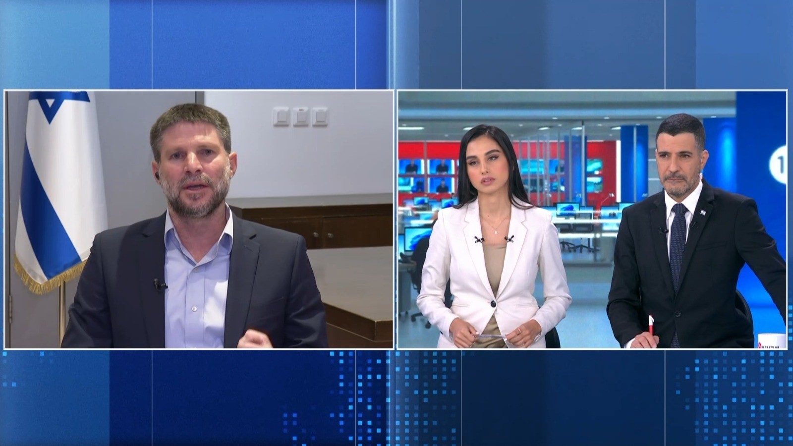 השר סמוטריץ' במהדורה המרכזית: "הולכים להשמיד את החמאס"