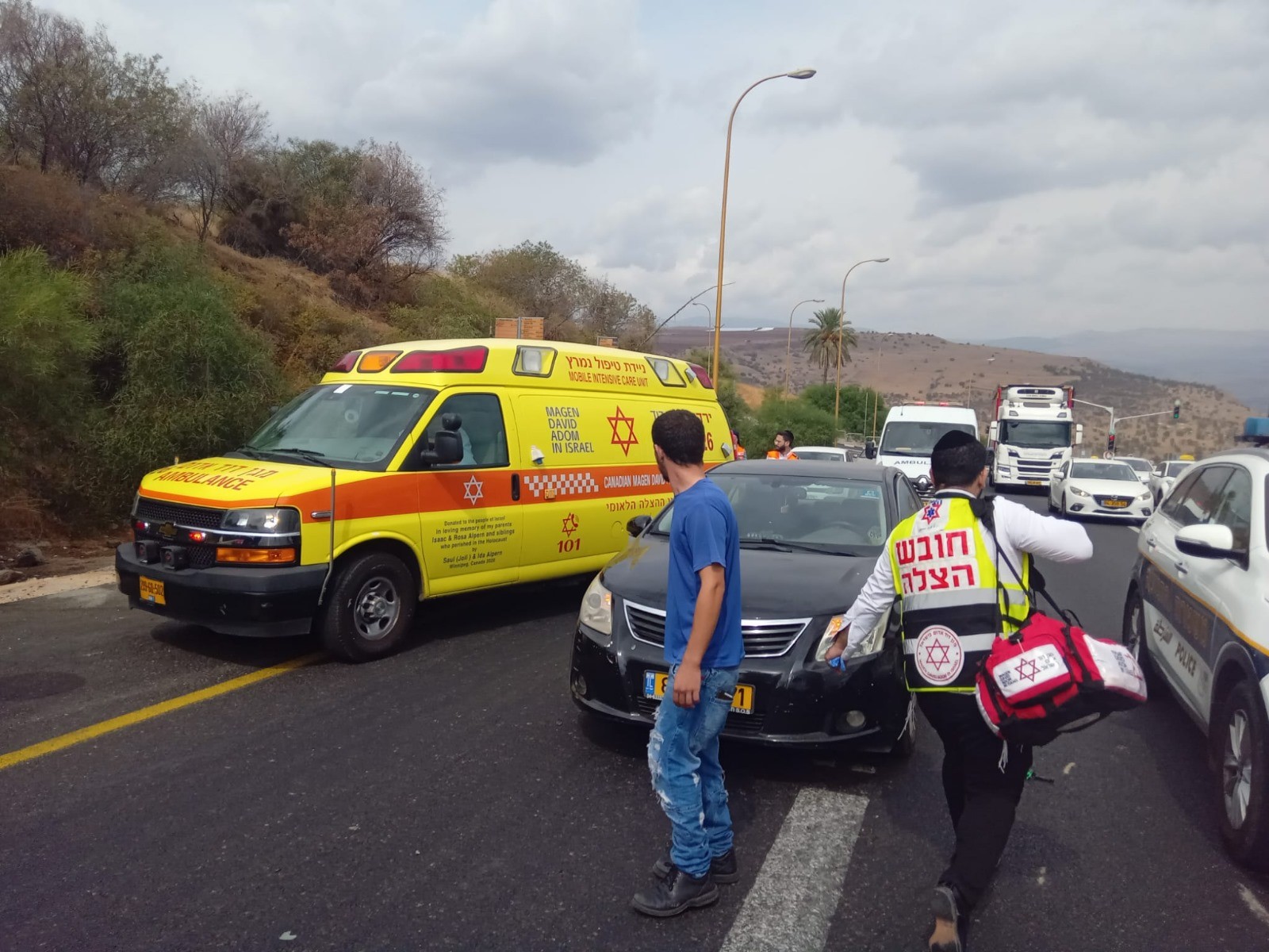 תאונה בכפר חיטים: רוכב אופנוע כבן 20 נפגע באורח קשה ממשאית