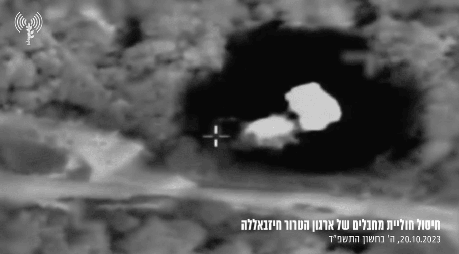 צפו בתיעוד: כך חוסלה חוליית מחבלי החיזבאללה בגבול לבנון
