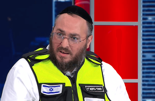 דובר זק"א, מוטי בוקצ'ין. צילום: חדשות 14.