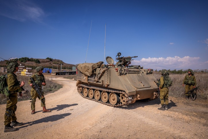 לוחמי צה"ל עצרו שני חשודים סמוך לגדר הגבול בצפון רמת הגולן