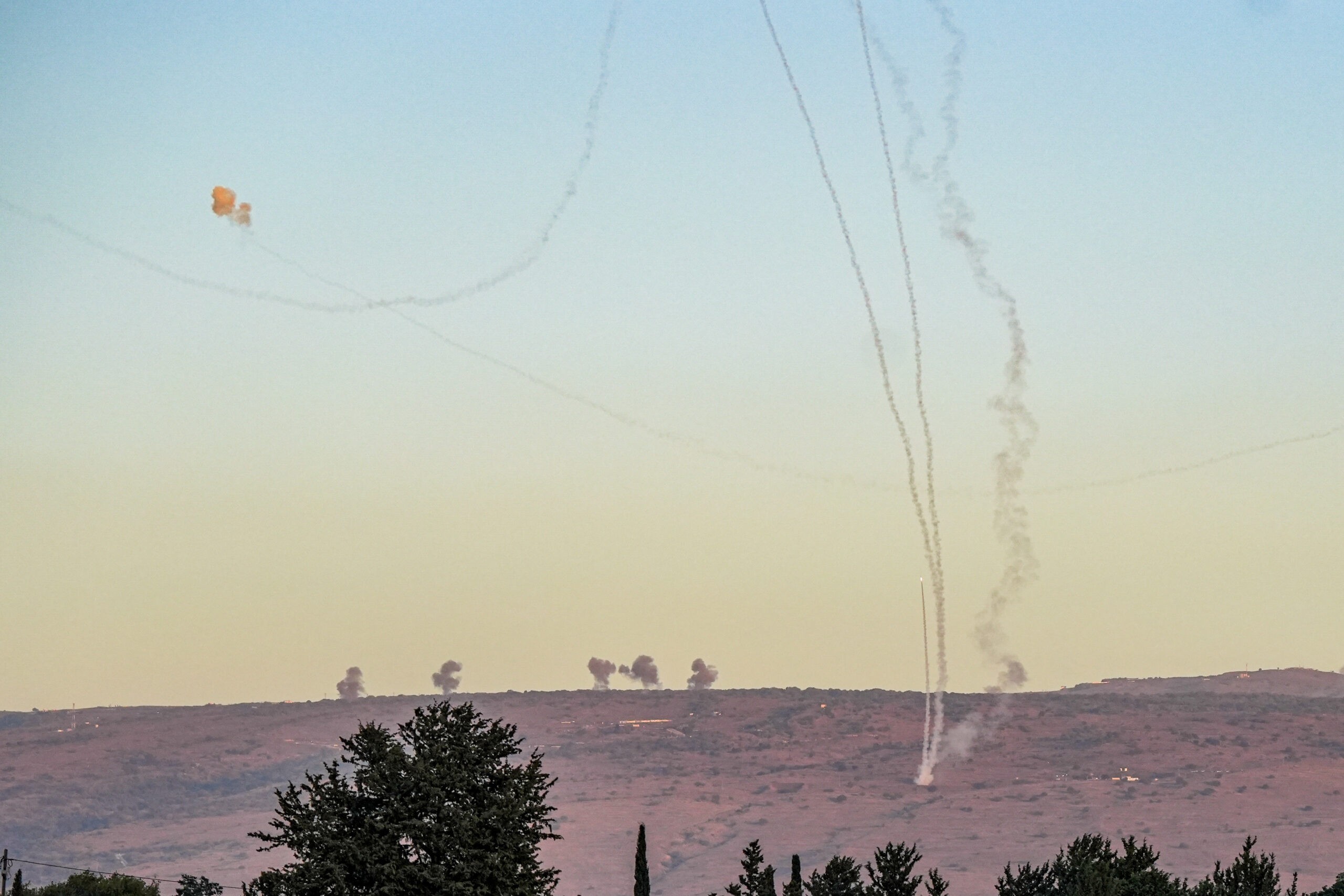 יירוטים בגבול הצפון, מלחמת חרבות ברזל, ארכיון | צילום: אייל מרגולין, פלאש90