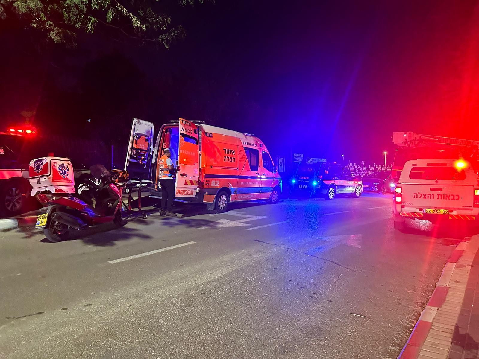 נתניה: 8 פצועים בשריפה שפרצה בבניין מגורים